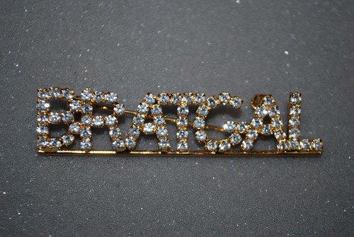 Bratgal clear crystal pin diva - bratgal,