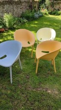 4 CHAISES " SOFT EGG " PHILIPPE  STARCK / DRIADE Excellent État