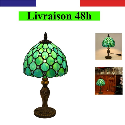 Lampe tiffany vintage - vintage, vitrail