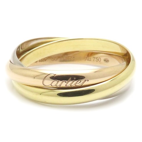 Bague tri couleur - bague, or