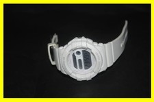 & MONTRE BABY G CASIO BLANCHE OCASION TRES BON ETAT COLLECTION CRISTAUX LIQUIDES