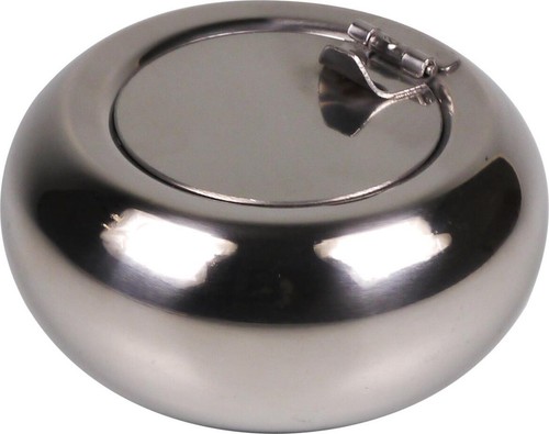 Cendrier inox rond avec - rond,