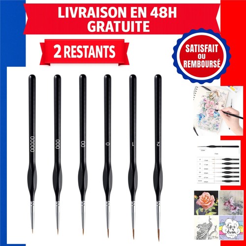 Pinceaux détails fins - à,