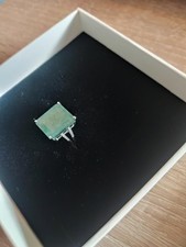 bague diamant et emeraude