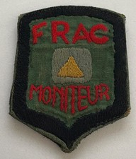 INSIGNE  TISSU MONITEUR FRAC FORMATION RATIONNELLE ACCELERÉE DES CONDUCTEURS