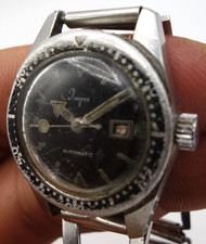 belle montre plongée automatic vintage, fonctionne,