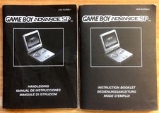 CONSOLE NINTENDO GAMEBOY ADVANCE SP - NOTICES SEULES 100% ORIGINALES GBA PAL EUR