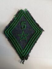  Insigne tissu 5 eme régiment de tirailleurs Marocains Indochine 