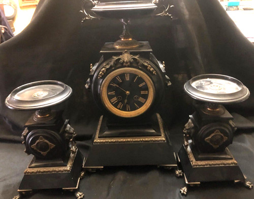 Horloge pendule garniture - horloge,