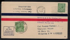 ✈ MACROBERTSON AIR RACE LONDON MELBOURNE ROSCOE TURNER COVER AUSTRALIE 1934