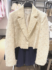 Zara Blazer Court Frangé