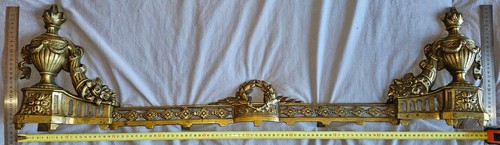 Barre cheminée bronze fin - barre, de