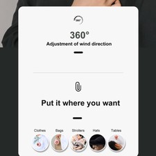 (vert) Mini Ventilateur à