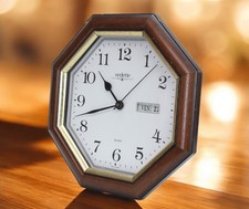 VEDETTE  Pendule Horloge Vintage murale  Made in France  (Réf#G-557)