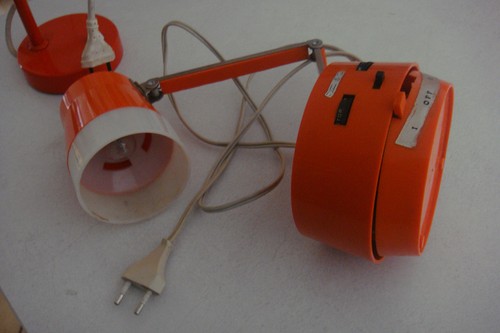 Lampe radio orange années - orange,