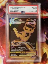 2022 POKEMON SWORD & SHIELD LOST ORIGIN #TG30 FULL ART/MEW VMAX PSA 9