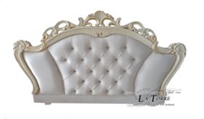 Tête Lit Tête de Lit King Taille Baroque Cuir Éco Ou Tissu Swarovski Bois Arge
