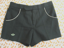 Short Adidas Retro Ventex 80'S vintage Vert Trefoil Tennis Rare Homme - 75 / XS