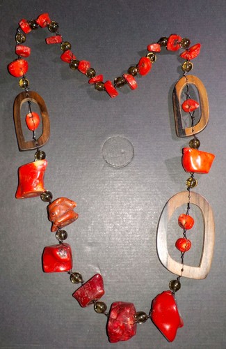 Collier gros morceaux - gros, de