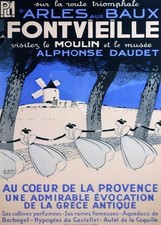 Affiche ancienne de Leo LELEE Au coeur de la Provence (21 x 30 cm)