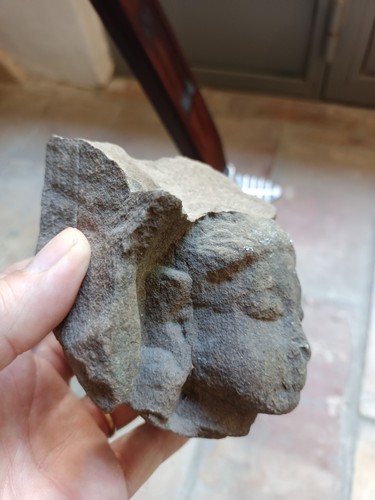 Sculpture buste tête - , en