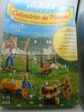 playmobil 2012 4169 Calendrier de l'Avent Paques famille Lapin Bunny Neuf