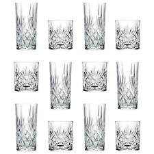 12pc RCR Crystal Melodia Verres à Whisky & Gobelets Ensemble Buvant Glass