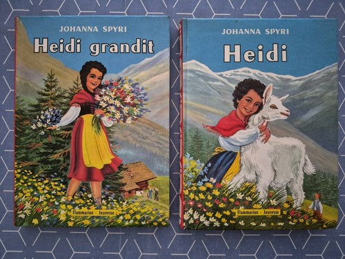 Lot livres anciens heidi - heidi, +