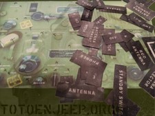 SET POCHOIR STENCIL MARQUAGE poste radio bc 654 us ww2 jeep dodge