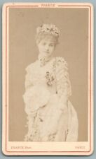 CDV 1870 Mily-Meyer Soprano Opéra Opérette Théâtre Café-Concert Photo Franck