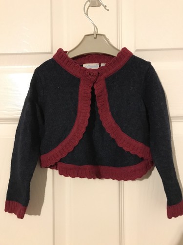 Cardigan bleu marine fille