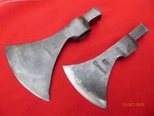 LOT : hachette hache GOLDENBERG 650 et 575 fer forgé  outil ancien