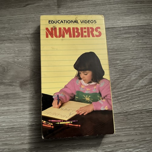 Numbers vhs vcr video tape - vhs,