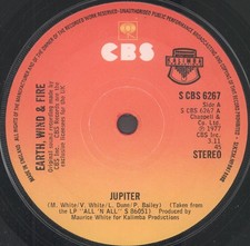Earth Wind And Fire Jupiter 7"