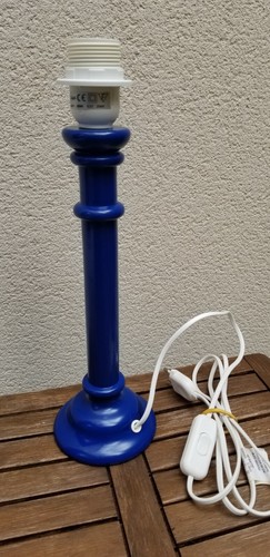 Pied lampe bleu marine - lampe,