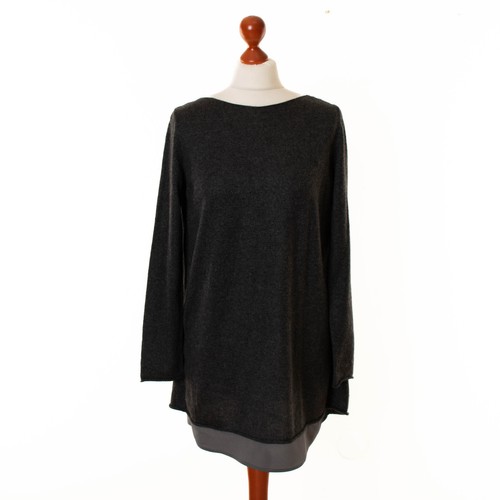 Pull femme kangra gris - gris, 65%