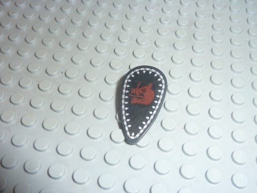 Lego minifigure shield - lego, oval