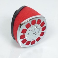 Cornet filtre à air Ø36mm coudé 30° Malossi rouge 0411460 E14 pour moto scooter
