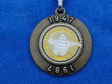 SUPERBE RARE ++ TOP ++ PORTE-CLES BERAUDY Key ring - MICHELIN 40 ANS - BIBENDUM