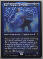 mtg magic Gale, Waterdeep Prodigy FOIL etched ENGLISH Gaele, prodige