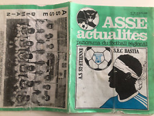 Ancien Programme ASSE ACTUALITES  )) ST ETIENNE V BASTIA - Saison 1977/78