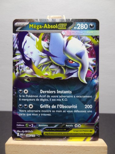 Carte pokémon méga absol - carte, "