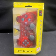 Manette PS2 Dual Shock 2 rouge