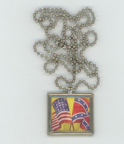 Collier miroir lenticulaire - collier,