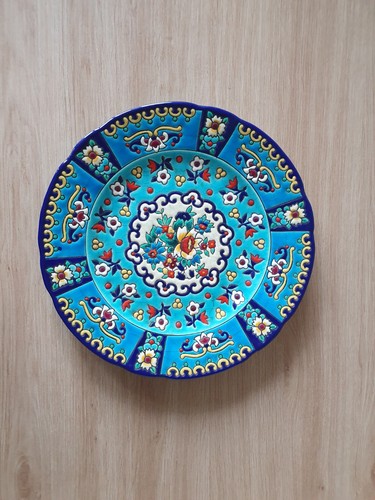 Longwy assiette en émaux - assiette,