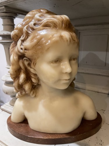 Ancien buste jeune fille - ancien,
