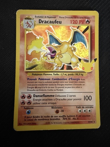 Dracaufeu holo pokémon - -,