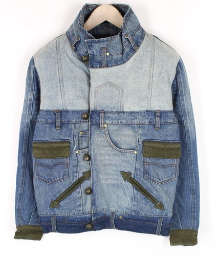 Veste jean denim bleue - en,
