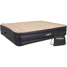 Matelas Gonflable 203 x 157 x 47 cm – Lit Gonflable 2 Personnes avec Pompe Él...
