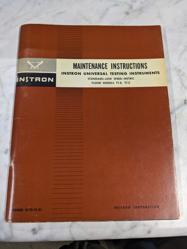 Instron maintenance service - instron,
